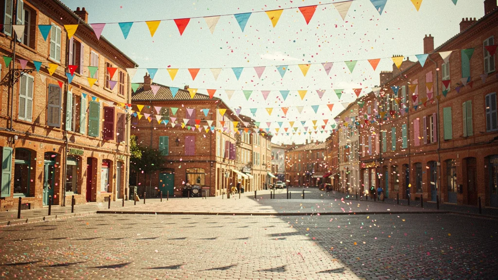 Ambiance festive d un evenement en plein air a Toulouse